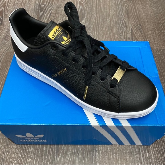 SOLD Adidas Stan Smith black and gold - Picture 2 of 7